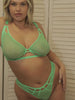 Aphrodite Balcony Bra : Apple Green