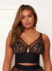 Morgon Bralette : Midnight Black