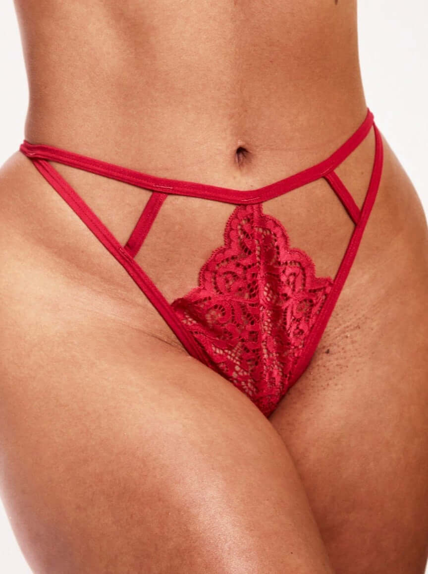 Daley Lace Set : Very Cherry