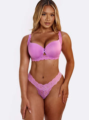 Daley Lace Set : Amethyst Orchid