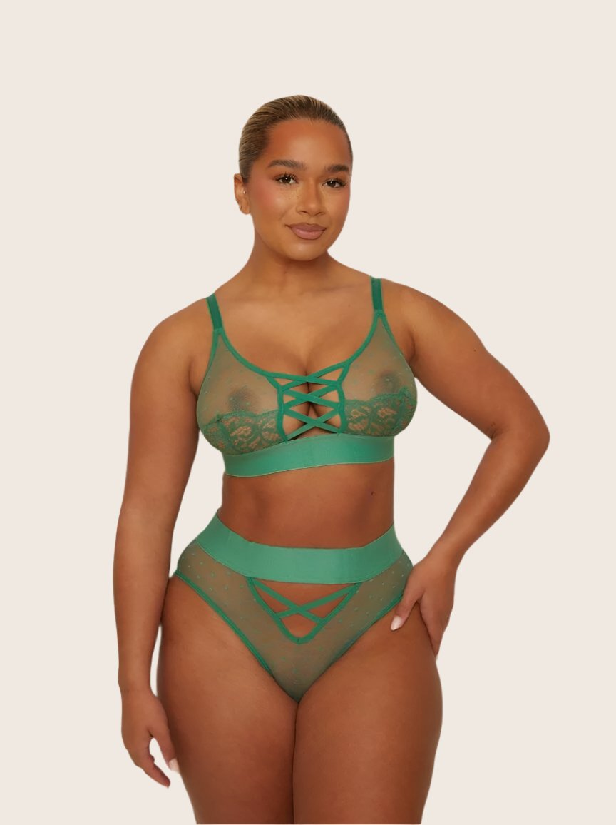 Abigail Bralette : Amazon Green