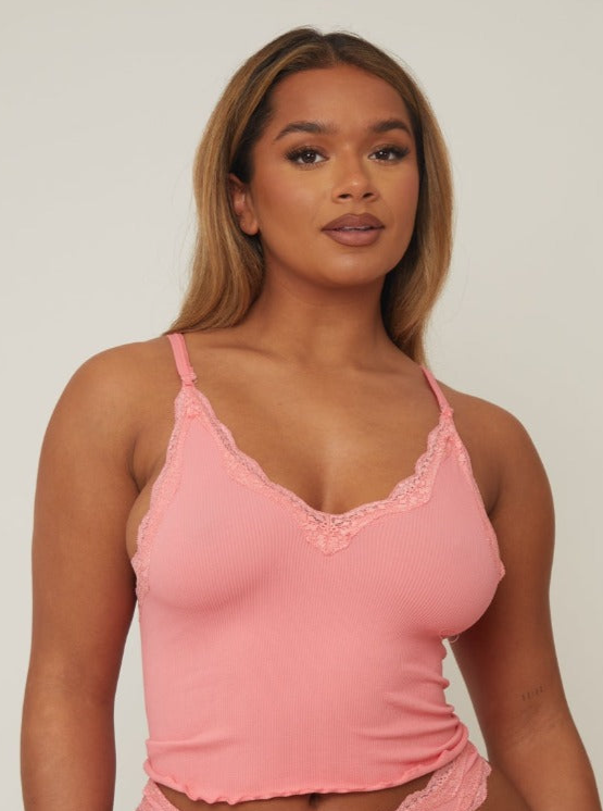 Blair Bralette : Coral Pink