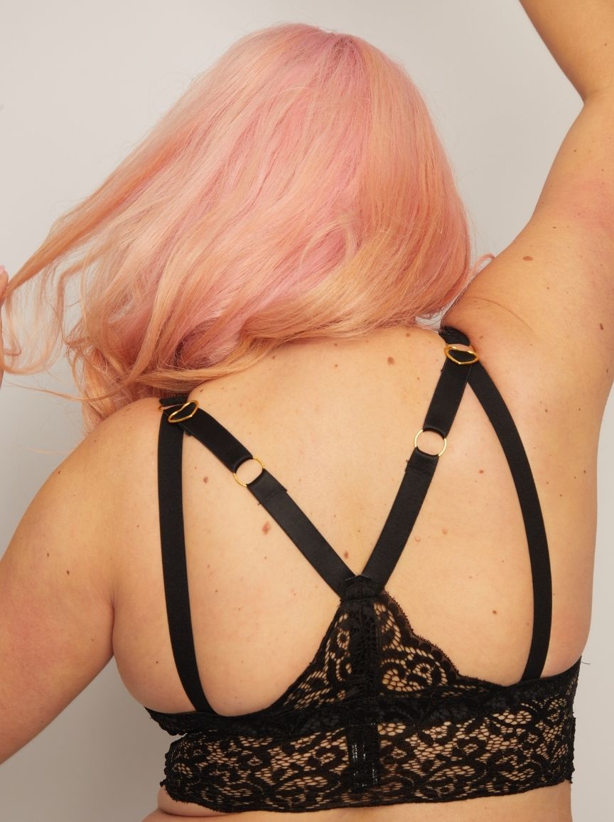 Eva Bralette : Midnight Black