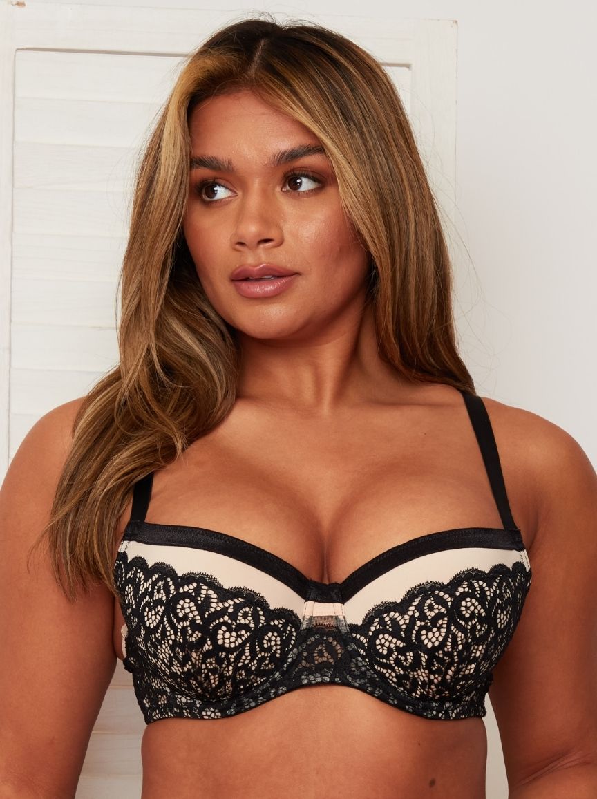 Nika Bra : Black/Nude