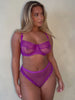 Raya Bra & Brief Set : Vamp Purple