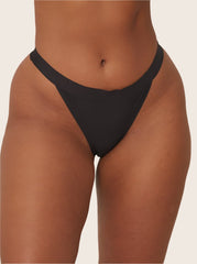 Ally Twin Pack Thong : Black & Very Cherry