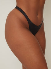 Harley Thong : Jet Black