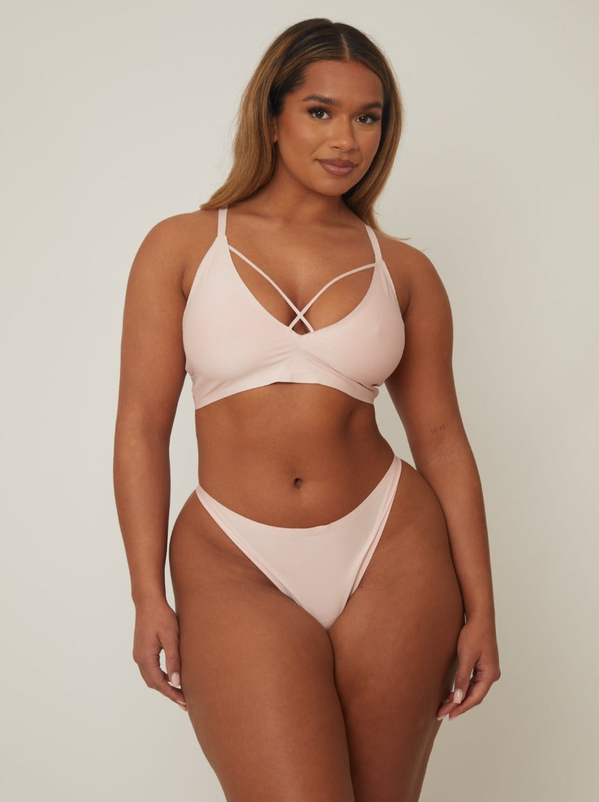 Remi Bralette : Lotus Pink